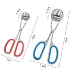 Stainless Steel Practical Meat Balls Clip Non-sticky Rice Maker Mold Kitchen Tool Gadgets Accessories - 6