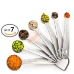 14pcs -stainless Steel Metal Measuring Spoons And Cups Set 7 Cup Spoon Cooking Baking Kitchen Accessories Tools - 4