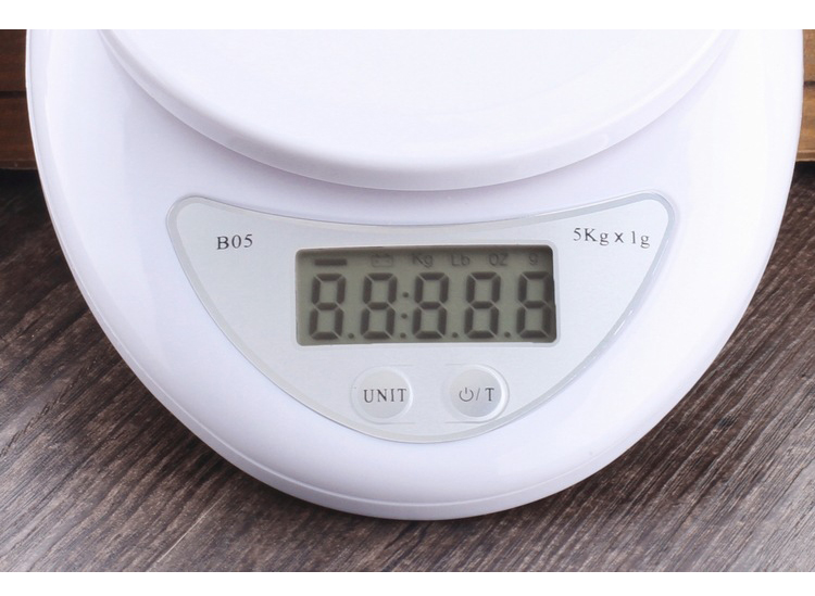 Portable 5kg Kitchen Scale With Digital Backlight Display 1g Precision Food Dietpostal Balance Kglboz Conversion - 8