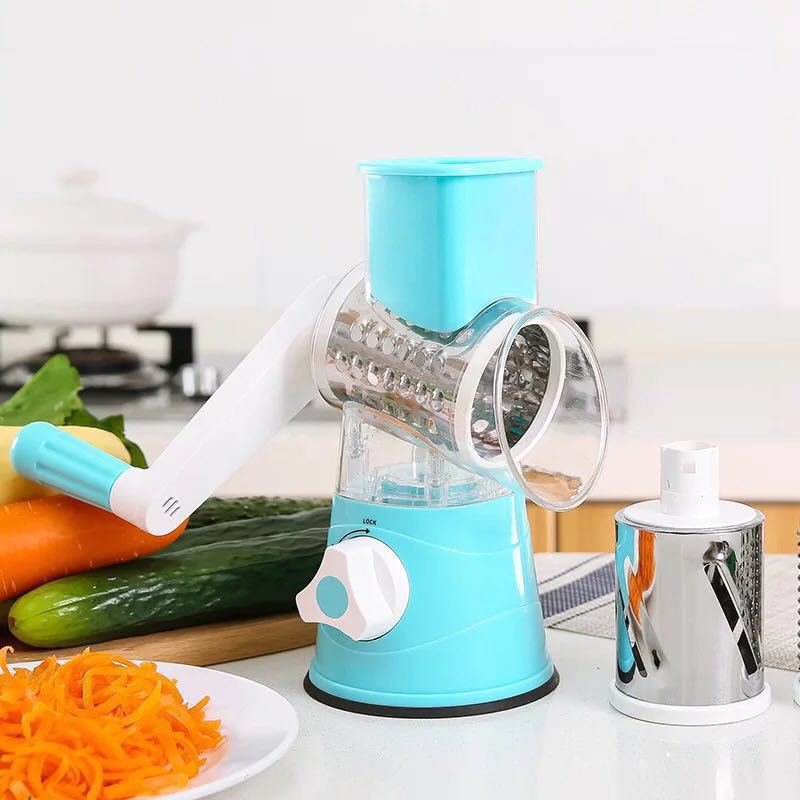 Multiuse Spiralizer Manual Vegetable Slicer Cheese Grater Kitchen Cutter Durable Kitchen Tools - 9