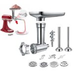 Steel Kitchen Meat Grinders Sausage Stuffer Attachment For Aid Stand Mixer Appliances Dining Bar Parts