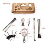 13pcs Set Stainless Steel Boston Cocktail Shaker Bar Wine Mixer Bartender Hand Tool Kit With Holder - 6