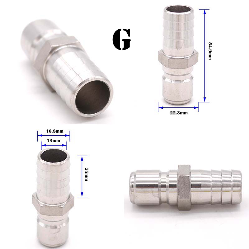 Homebrew Beer Quick Disconnect Ball Lock 304 Stainless Steel Durable Leakproof Easytouse For Brewing Enthusiasts - 14