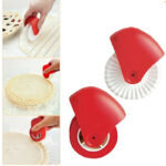 Kitchen Dough Cutter Tool Helper Diy Pizza Pastry Lattice Pie Decor Plastic Wheel Roller Crust Baking Tools