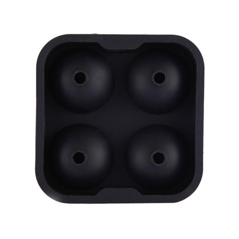 Silicone Large Ice Ball Maker Tray 4 Cubes For Whiskey Cocktail Drinks Kitchen And Bar Accessories - 7
