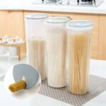 Food Storage Noodle Pasta Container Airtight Box With Locking Lids Bpa-free Kitchen Refrigerator Fresh