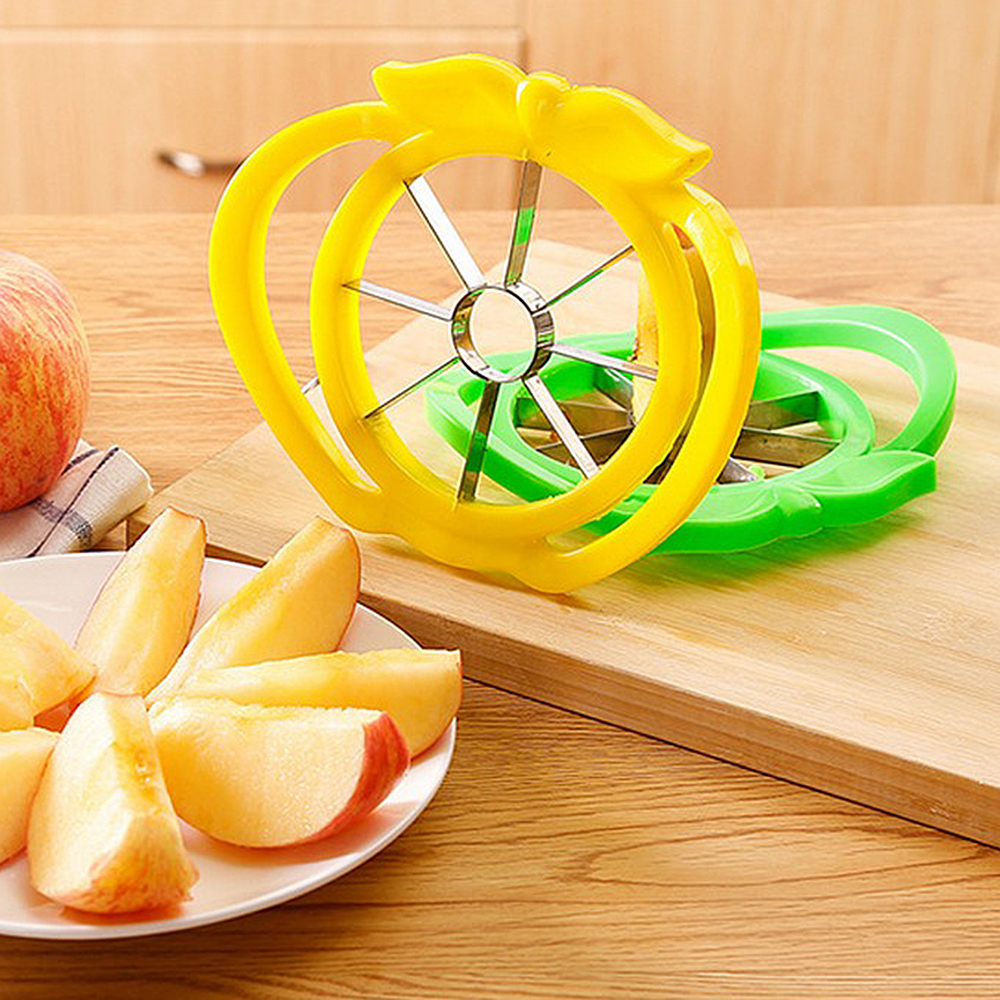 Apple And Pear Slicer And Corer With Comfort Handle Quick Fruit Divider And Peeler Tool - 2