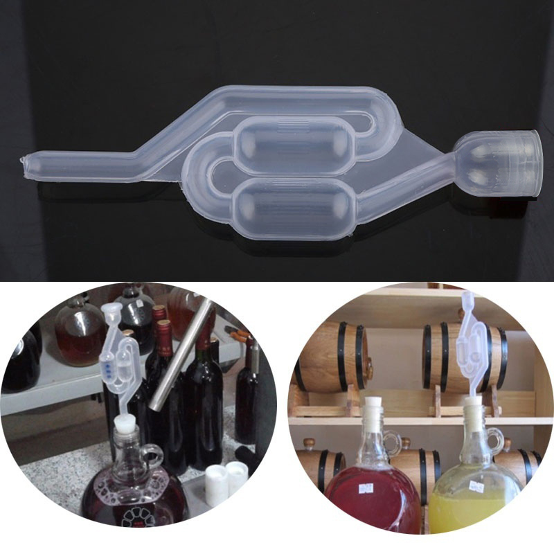 Sshaped Homebrew Bubbler Airlock Beer Wine Cider Fermentation Equipment 1 Pc Homebrewing Accessories - 5