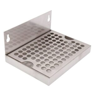 6 Inch Wall Beer Drip Tray No Drain 304 Stainless Steel L X 4 5 W Homebrew Kegging Draft - 2