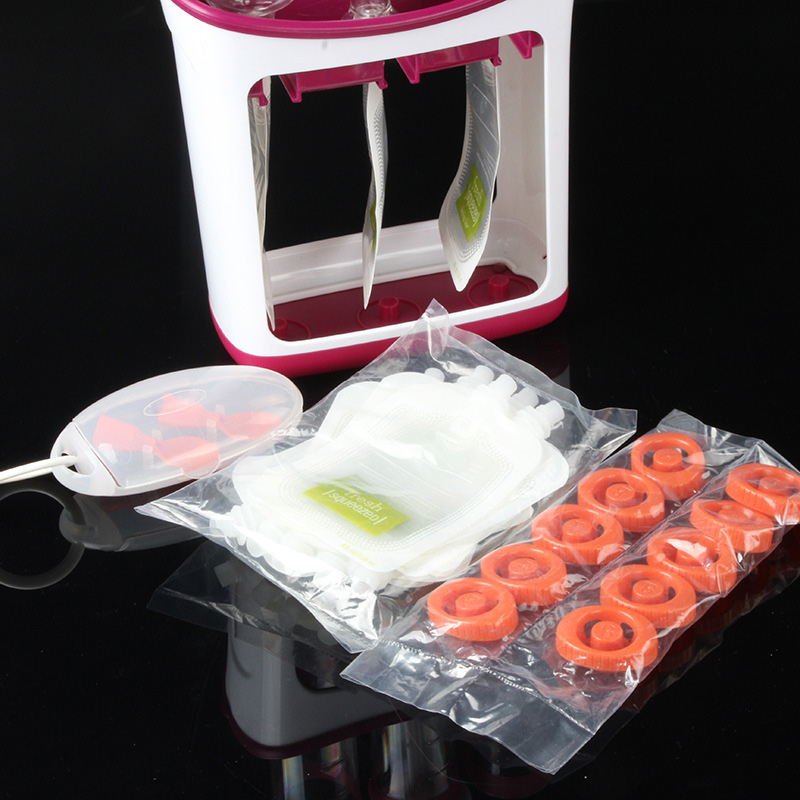 Homemade Baby Food Maker Squeeze Station Child Food Dispenser Juice Puree Packing Machine Storage Feeding Pouches - 2