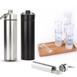 Waterproof Pocket Toothpick Holder Seal Bottle Eco-friendly Portable Aluminum Alloy Pill Case Container For Travel