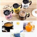 Auto Coffee Mug Stainless Steel Magnetic Cover Milk Mixing Mugs Electric Lazy Smart Shaker Cup And - 3