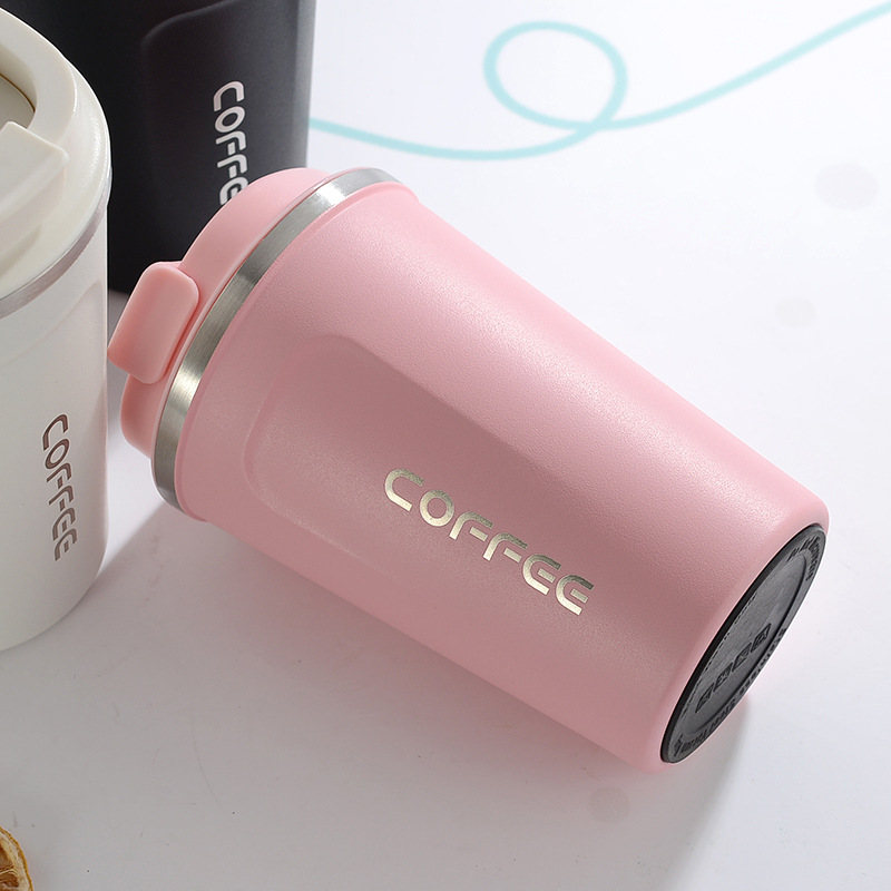 Stainless Steel Insulated Thermos Cup Leakproof Travel Water Bottle Coffee Mug For Hotcold Beverages - 8