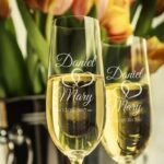 2pc Wedding Glasses Personalized Champagne Flutes Crystalline Party Gift Toasting Glass Goblet Crystal Engrave Anniversary H1043 - 4