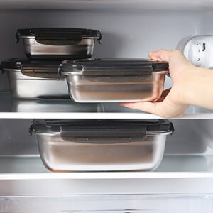 Baispo Korean Style Lunch Box Induction Cooker Heating Food Container 304 Stainless Steel Bento Kitchen Accessories - 2