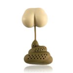 Innovative Poop Shaped Silicone Tea Infuser Bag Strainer Herb Spice Filter Diffuser Teapot Kitchen Tools