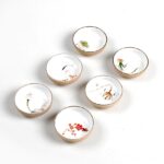 Drinkware Chinese Kung Fu Tea Set Teacup Cups Handpainted Ceramic Porcelain For Puer Oolong Plum Lotus Goldfish Cup