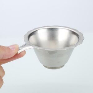 Double-layer Fine Mesh Tea Strainer Filter Sieve Stainless Steel Infuser Teapot Spoon Kitchen Accessories