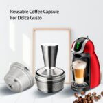 3 Pods 1 Tamper Dolce Gusto Reusable Capsule Nescafe Capsulas Metal Filter Caps