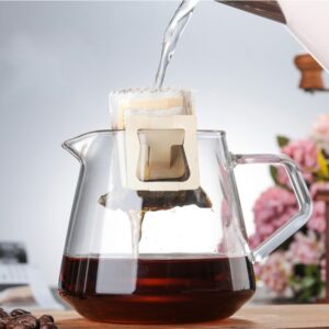 400ml-600ml Glass Coffee Pot Server Pour Out Decanter Home Brewing Cup Hand Made Maker Ice Drip Kettle - 2