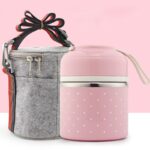 Cute Japanese Thermal Lunch Box Leak-proof Stainless Steel Bento Kids Portable Picnic School Food Container Kitchen - 2