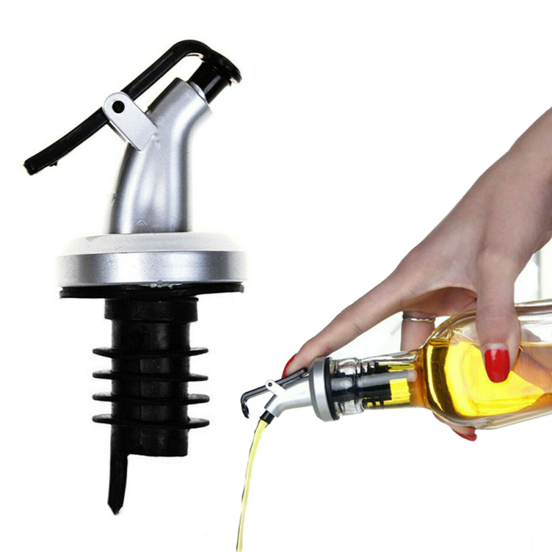 Kitchen Bar Tool Leakproof Wine Olive Oil Soy Sauce Dispenser With Durable Rubber Cork Bottle Stopper - 4