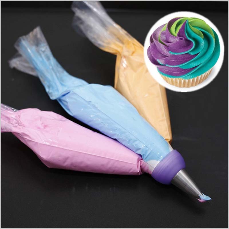 3 Holes Cake Decoration Tool Colors Mix Converter For Cupcake Cream Flower Icing Piping Nozzle Connector Baking - 5