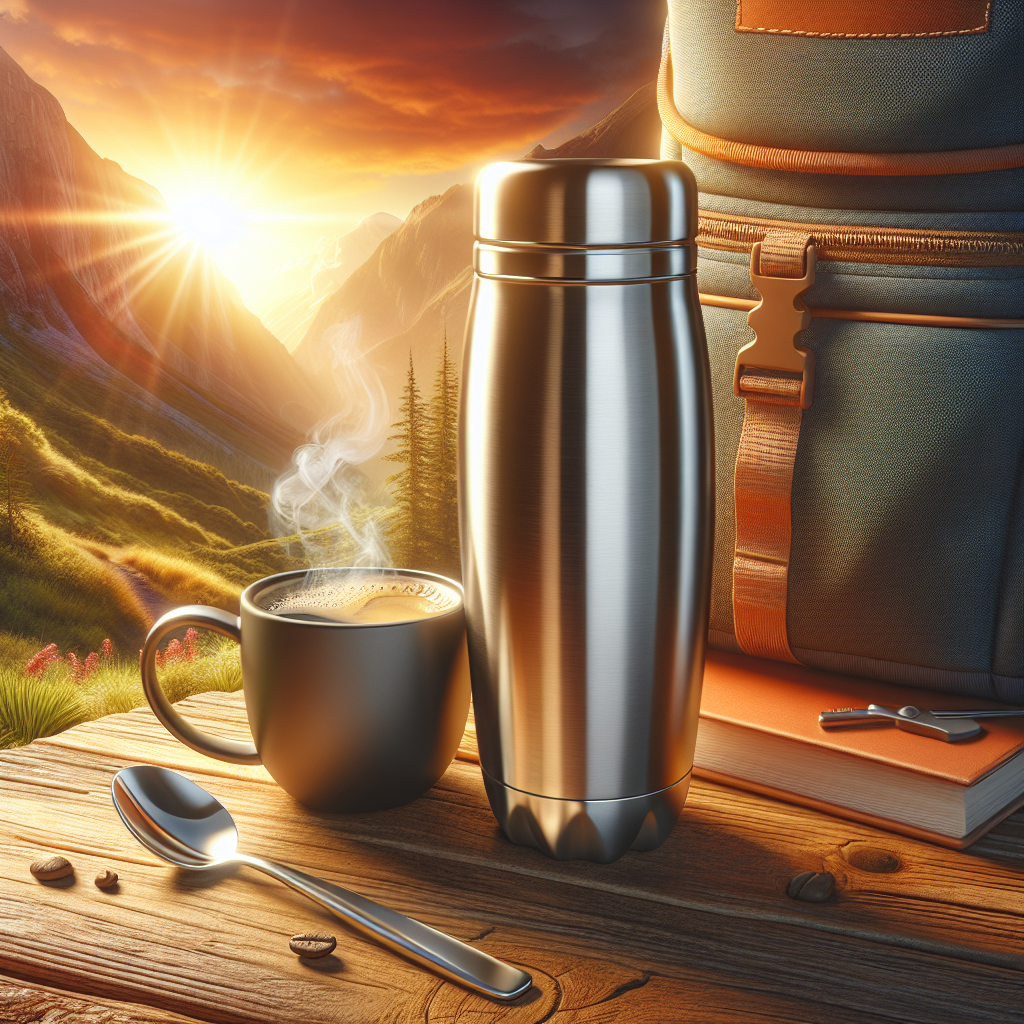 Features of a Durable Stainless Steel Travel Mug with Lid and Spoon  