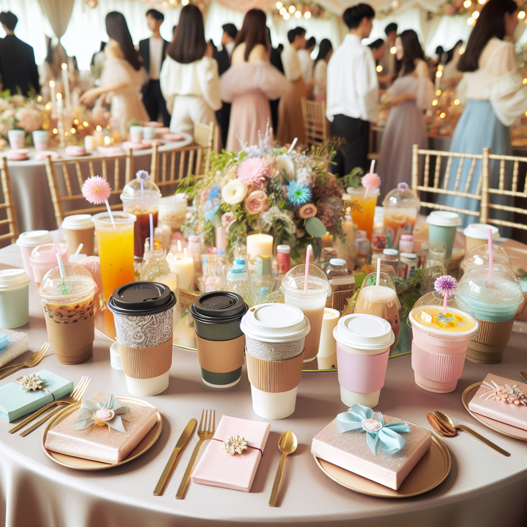 The Practicality of Using Disposable Coffee Cups with Lids for Easy Cleanup at Parties  