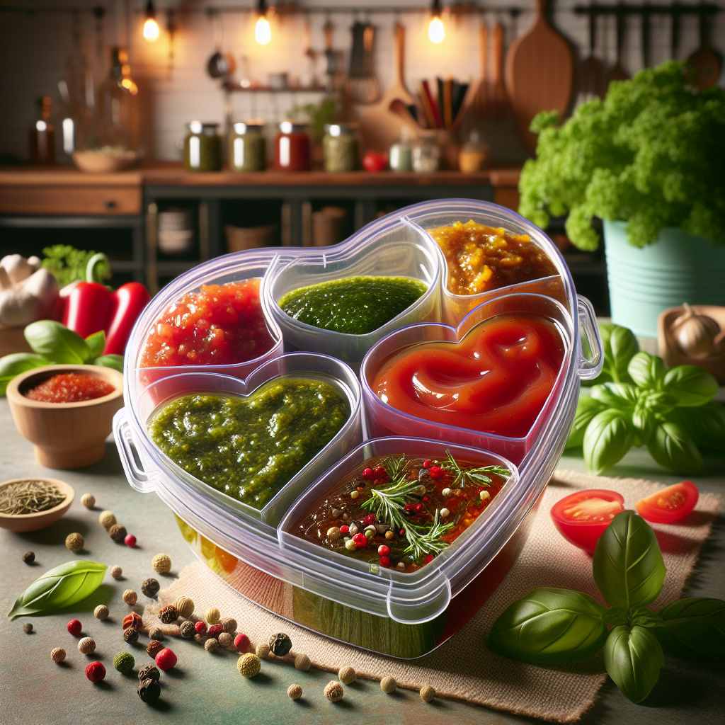 Secure Lid Sauce and Chutney Storage Solutions for Freshness  