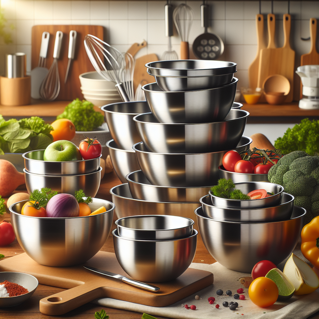 Versatility of Nesting Mixing Bowls in Meal Preparation and Serving  