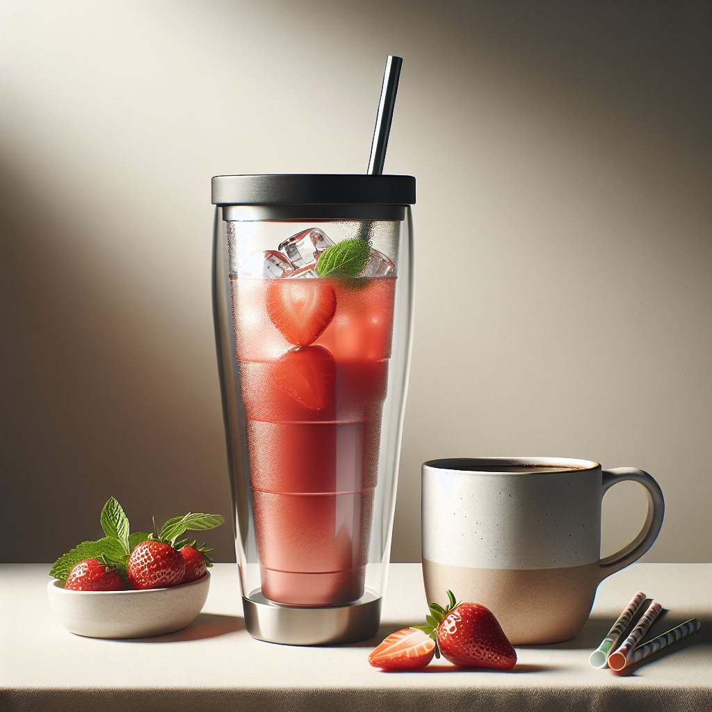 The Benefits of a Double-wall Construction Tumbler with Lid and Straw  