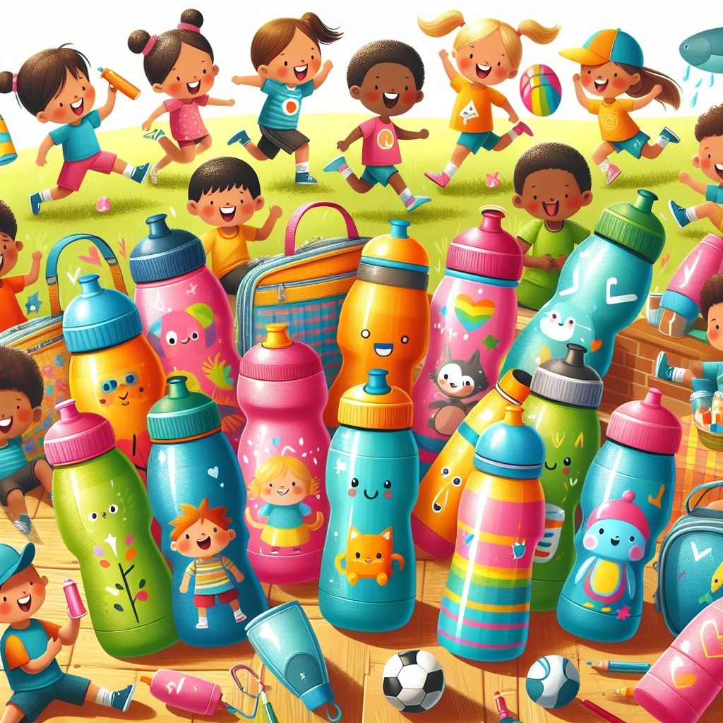 Exploring the Fun and Cute Designs of Portable Water Bottles for Children with Straws  