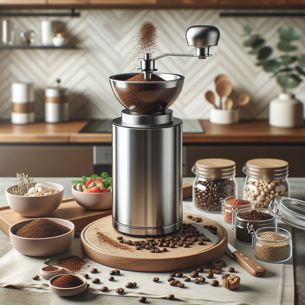 Experience the Best Stainless Steel Electric Coffee Grinder for Spices and Herbs  