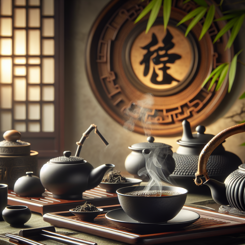 Elegance and Functionality: The Design of the Elegant Black Teacup for Kung Fu Tea Rituals  