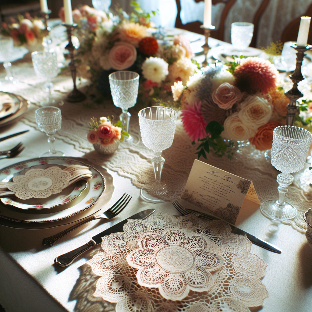 Creative Uses for Decorative Lace Doilies in Party Planning and Crafting  