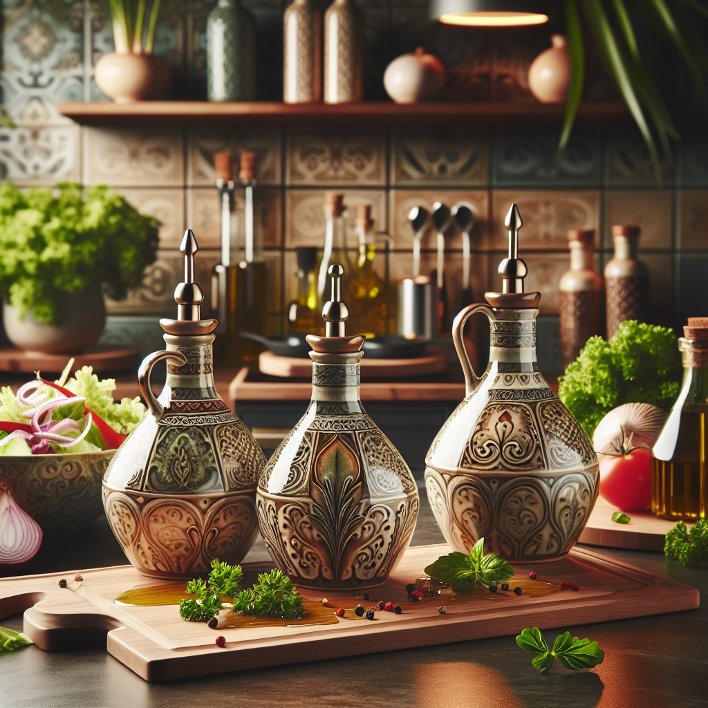 Discover the Benefits of Decorative Condiment Dispensers for Olive Oil and Vinegar  