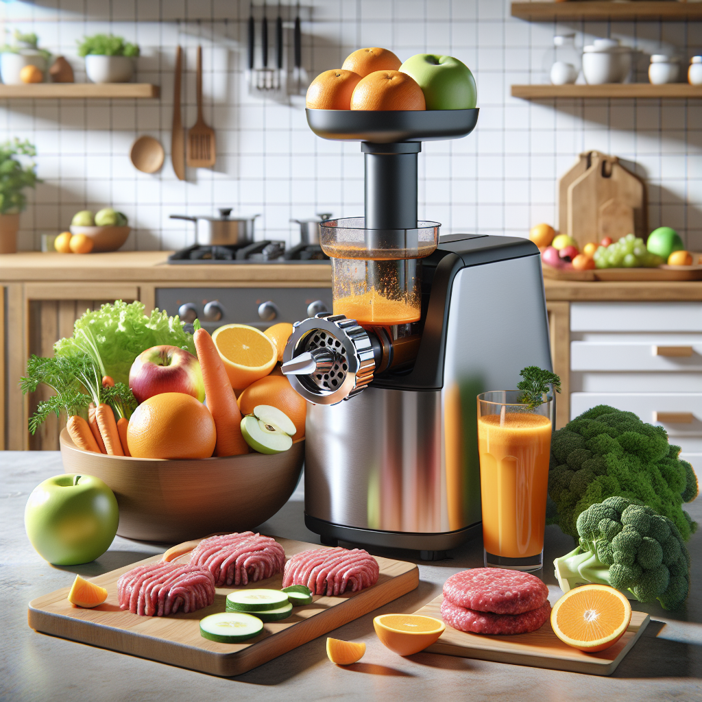 Exploring the Benefits of Using a Manual Juicer and Meat Grinder for Fresh Juices  