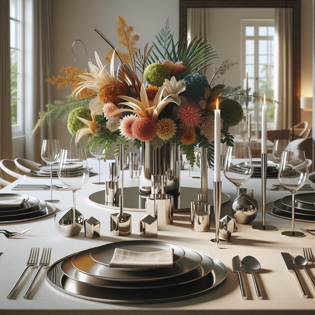 Enhancing Your Dining Table with Stylish Stainless Steel Table Setting Ideas for Modern Homes  