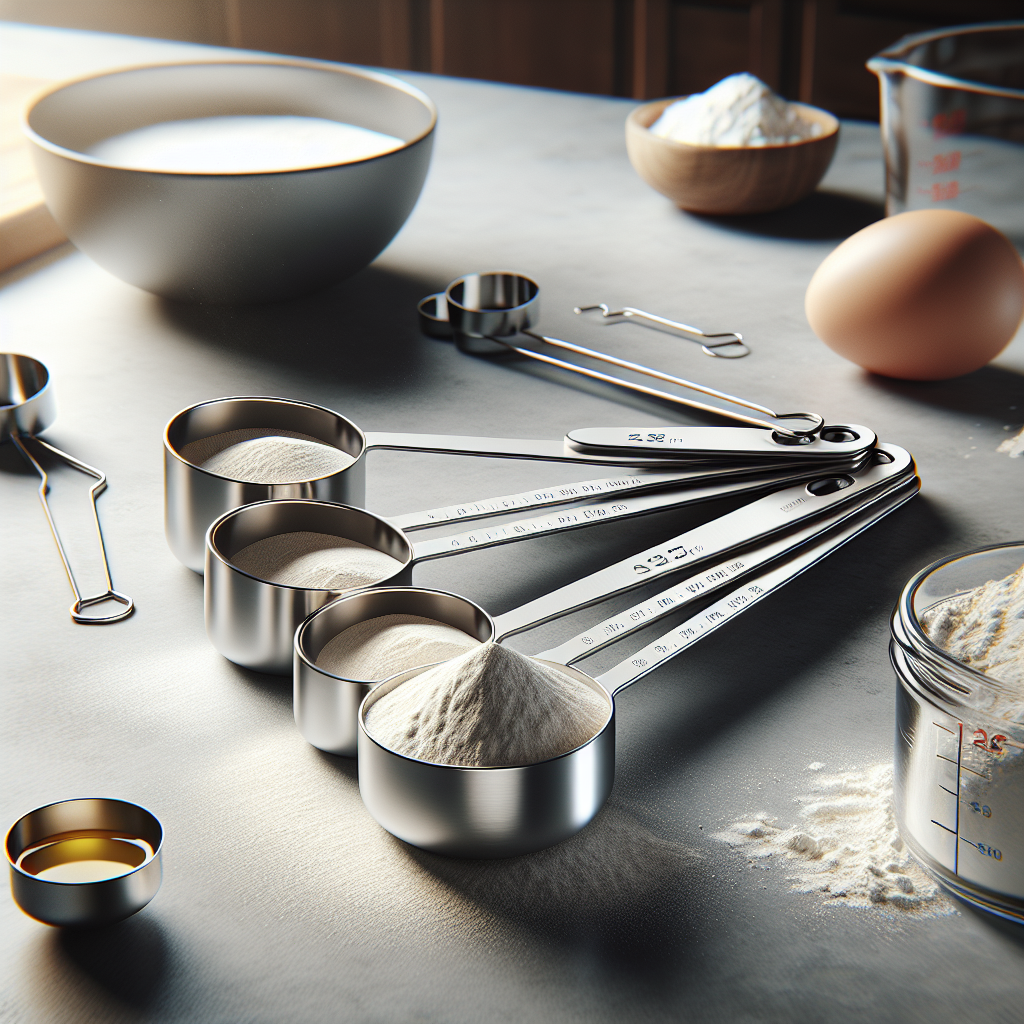 Effortless Cooking with Lightweight Magnetic Measuring Spoons for Convenient Cooking and Baking  