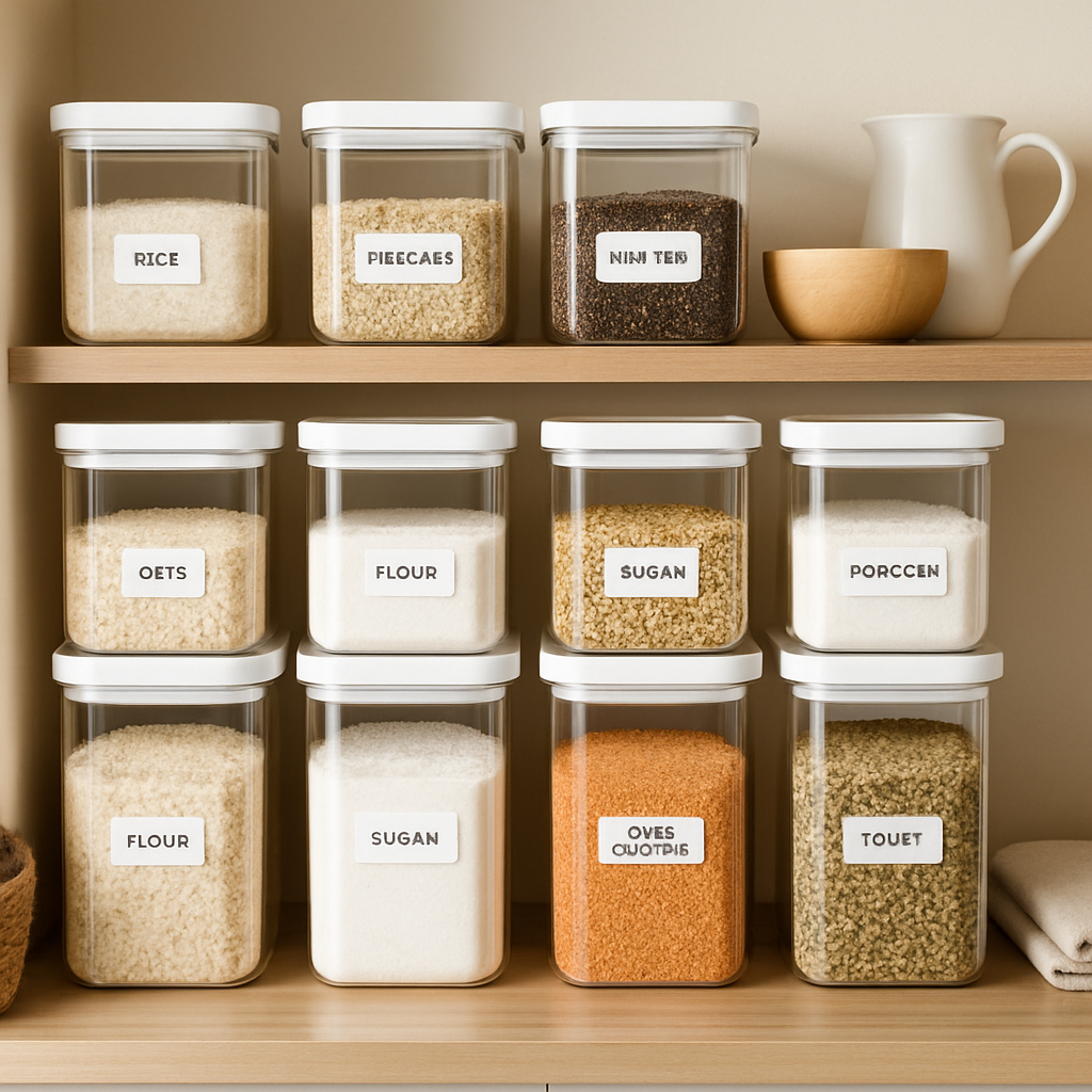 Enhancing Pantry Efficiency with Stackable Pantry Storage Solutions for Grains  