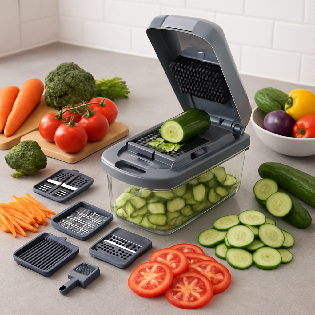 Explore the Benefits of an Efficient Vegetable Cutter with Multiple Slicing Options