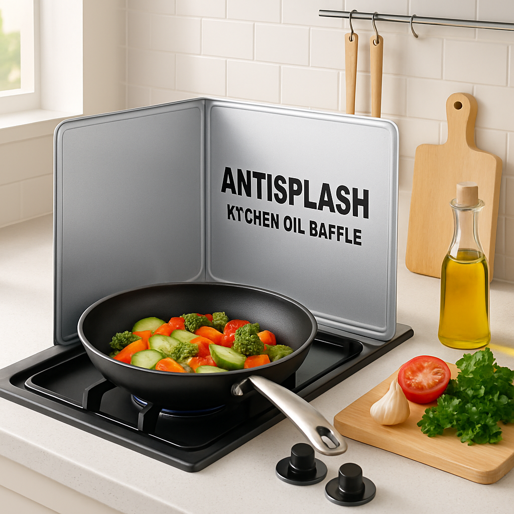 Best Kitchen Accessories for Reducing Oil Splatters in Your Cooking Space  