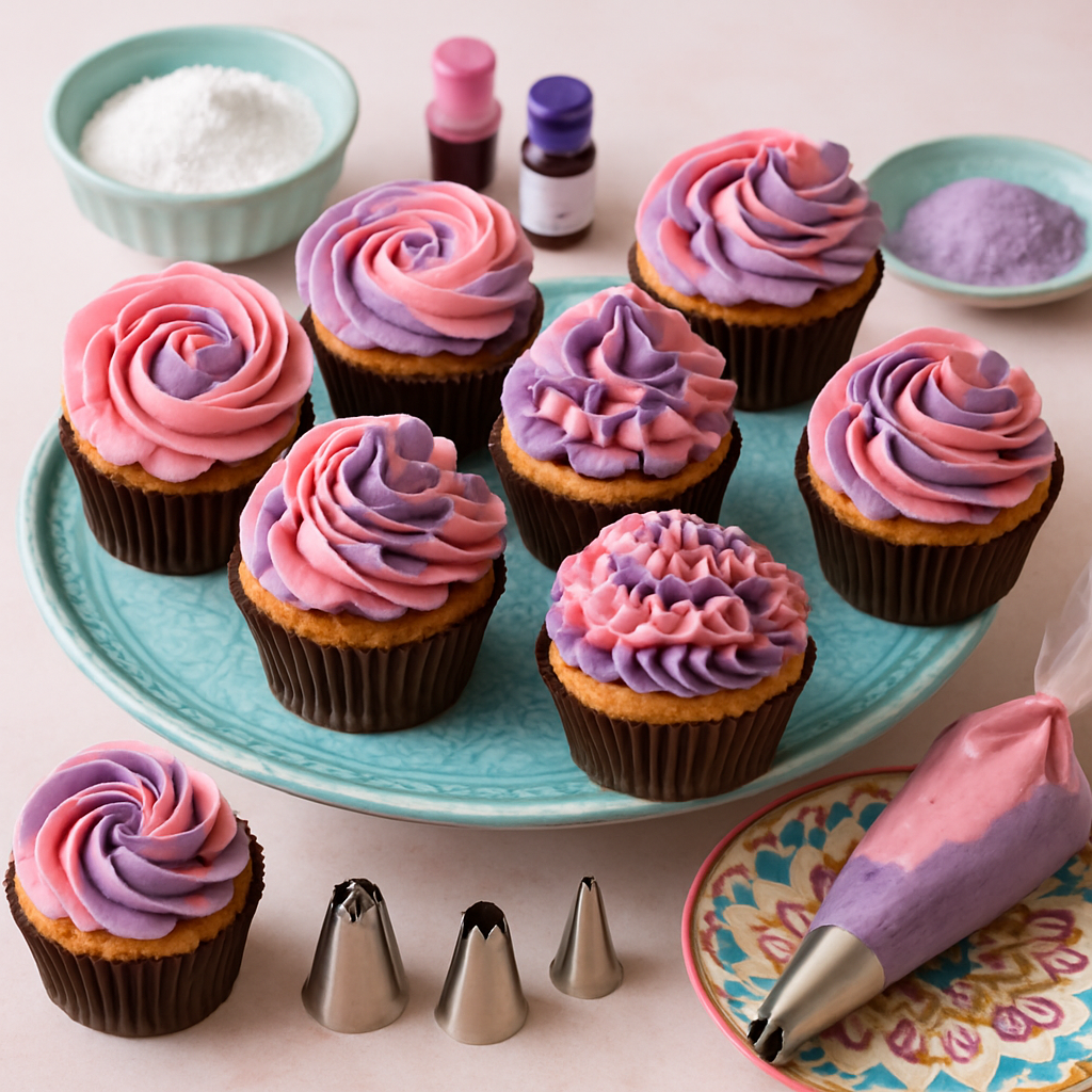 Essential Tips for Decorating Cupcakes with a 3-opening Icing Nozzle Essential Tips for Decorating Cupcakes with a 3-opening Icing Nozzle