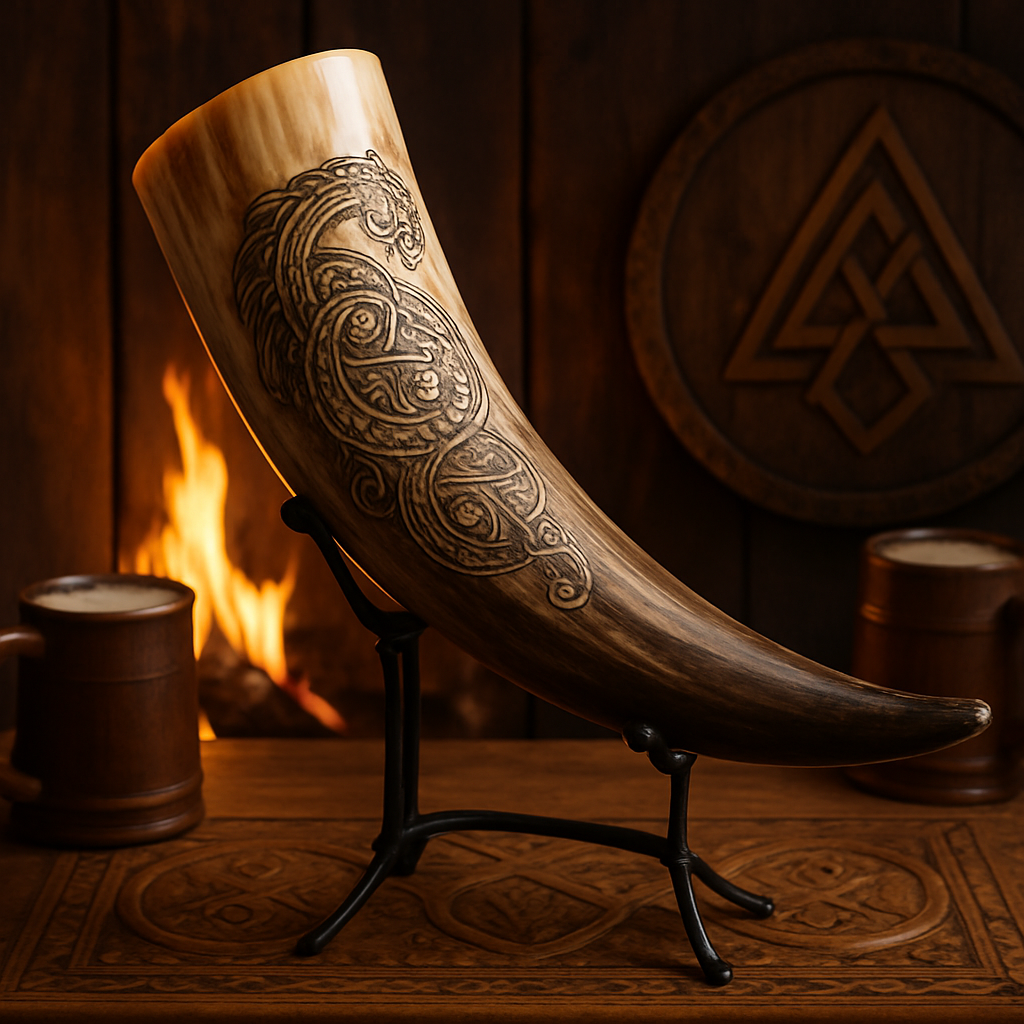 Showcasing Authentic Viking Craftsmanship: The Art of Creating Drinking Horns Showcasing Authentic Viking Craftsmanship: The Art of Creating Drinking Horns