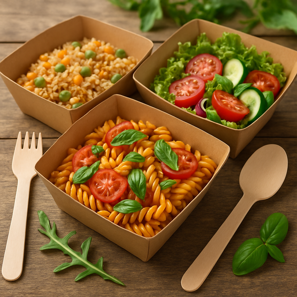 Biodegradable Containers for Pasta, Salad, and Fried Rice: Preserving Freshness and Flavor  